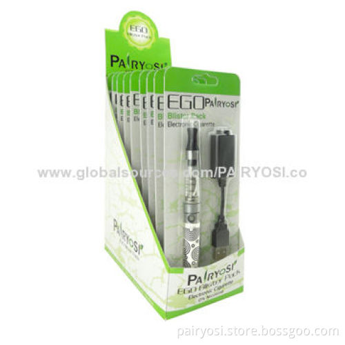 Electronic Vaporizer eGo-T Kit, CE4 Atomizer, Hot Sell, 650/900/1,100mAh Battery Capacity